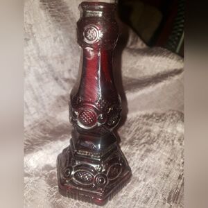 Vintage 1970s Avon 1876 Cape Cod Candlestick. Empty. 7" tall (w/o Original Lid)